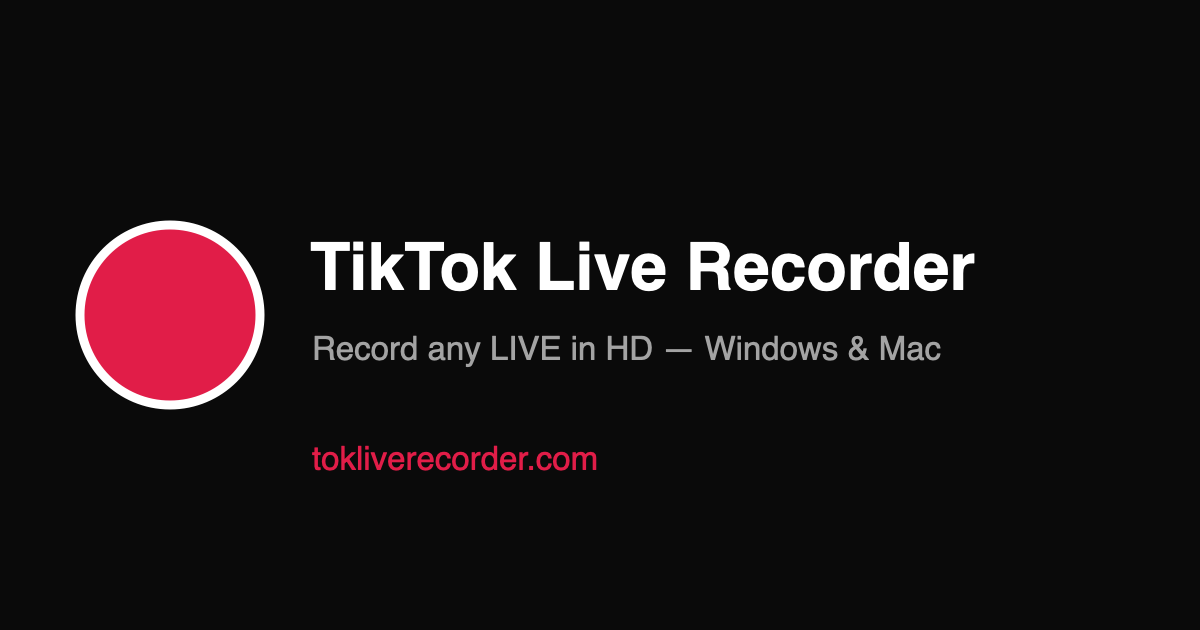 Tok Live Recorder